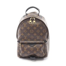 LOUIS VUITTON Palm Springs PM Monogram Backpack PVC Leather Brown Black #RC1806