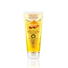 VLCC Ayurveda Skin Brightening Haldi, Chandan Face Wash For All Skin Types 100ml