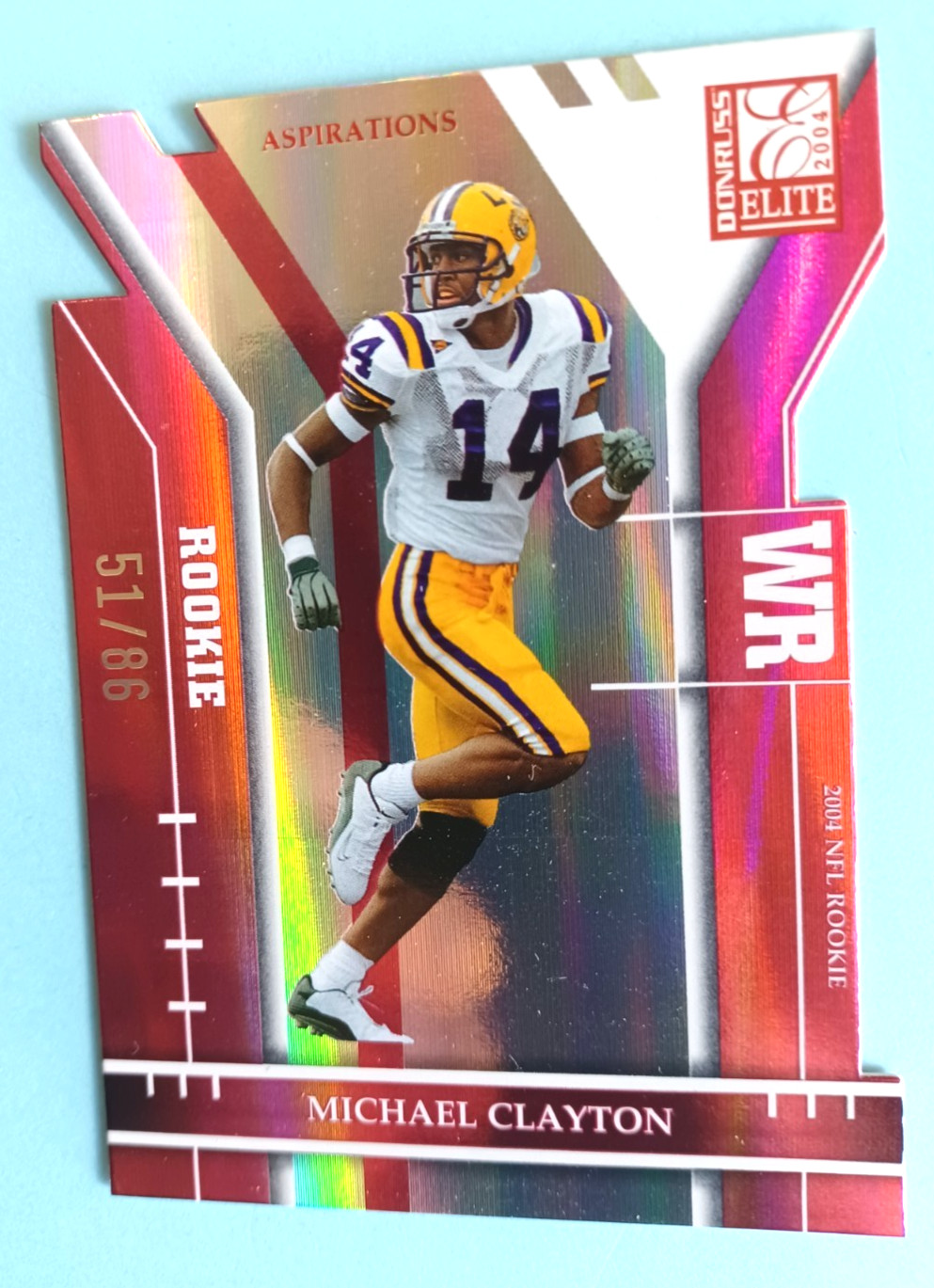 Michael Clayton Donruss Elite #173 Aspirations