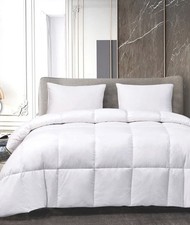 Hotel Grand White Goose Feather Down Comforter-King