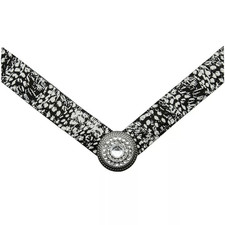 Switch Flops Lindsay Phillips Devora Strap Black Silver Grey Rhinestone Medium