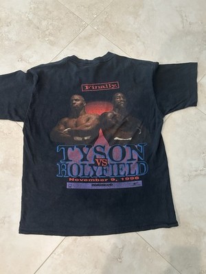 Holyfield vs Tyson 1996 Vintage Boxing T-Shirt Grail Size L