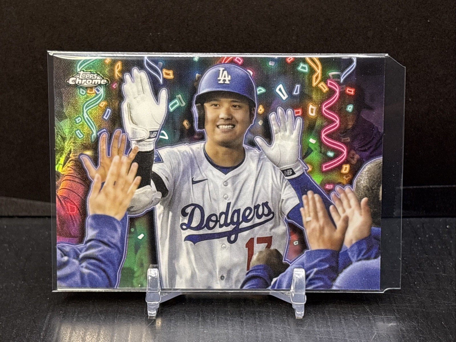 2025 Topps Chrome Update Shohei Ohtani Celebracion #CT-2 Dodgers