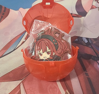 NIKKE Rapi Red Hood Rubber Strap Keychain Goddess of Victory Japan Anime Goods