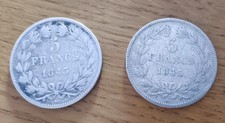 2 Pièces 5 Francs Argent