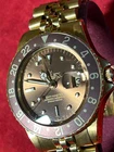 Rolex GMT-Master 1675 Gold Jubilee Bracelet with Brown Bezel