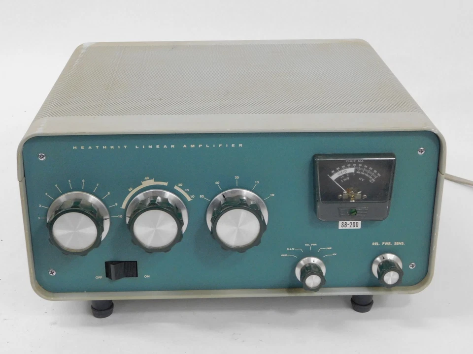 Heathkit SB-200 Ham Radio Amplifier (original, untested, sold for restoration) - Image 2 of 4