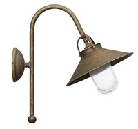 AußEn Wandleuchte Lampe Messing Glas Antik Bronze Premium Maritim Handarbeit
