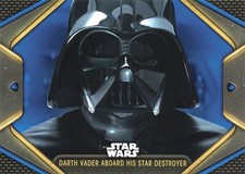 2023 Topps Star Wars Obi-Wan Kenobi Blue Darth Vader Aboard Star Destroyer #73