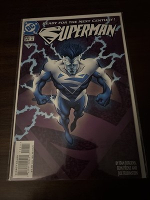 Superman #123 2nd Print,1st Electric Blue Suit Vf