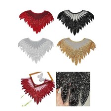 Beaded Sequin Cape Sparkly Party Shawl for Evening Bridal Formal Dresses