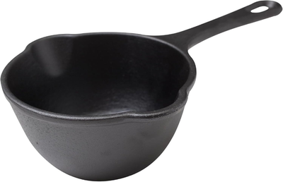 #ad #ad 0.5 Quart Cast Iron Saucepan Small Cast Iron Melting Pot Seasoned with Flaxseed $13.63