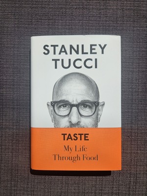 Stanley Tucci Signed Book 'Taste' & Tanqueray No. Ten Bottle (Sealed) Rare COMBO