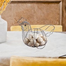 Metal Wire Chicken Egg Storage Basket Kitchen Holder for Home Dining Table 15.01 per metre
