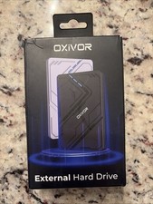 Oxivor External Hard Drive USB 3.0 Portable Black 500 GB Open Box