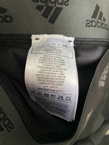 Girls Adidas AEROREADY Prime Green Leggings In Black Size XS - Picture 8 of 12