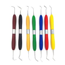 7Pcs Dental Resin Filler & Restoration Tool Set Composite Spatula & Carving Kit