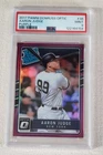 AARON JUDGE 2017 PANINI DONRUSS OPTIC RATED ROOKIE #38 PURPLE Prizm PSA 9 MINT
