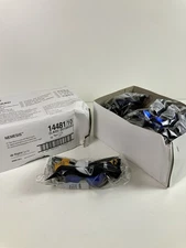 x12 KleenGuard V30 Nemesis Safety Glasses 14481 Blue Mirror Lenses Black Frame