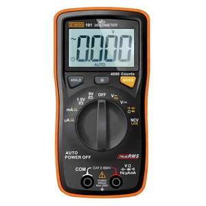 ZIBOO 101 Mini Multimètre numérique TRMS Multi-testeur de poche AC/DC Actuellement NCV