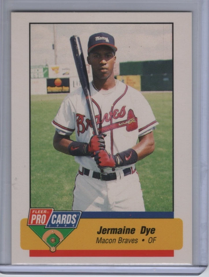 Tarjetas Fleer Pro 1994 Macon Braves [Kevin Millwood] [tinte Jermaine] Foto 3 de 3