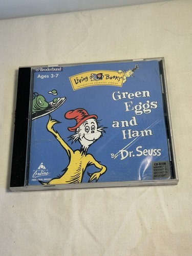 Dr Seuss Green Eggs and Ham CD-ROM Living Books Windows 3.1/95 Mac PC - Picture 2 of 23