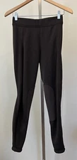 Irideon Wind Pro Womens Brown Fleece Lined Knee Patch Leggings Size Small