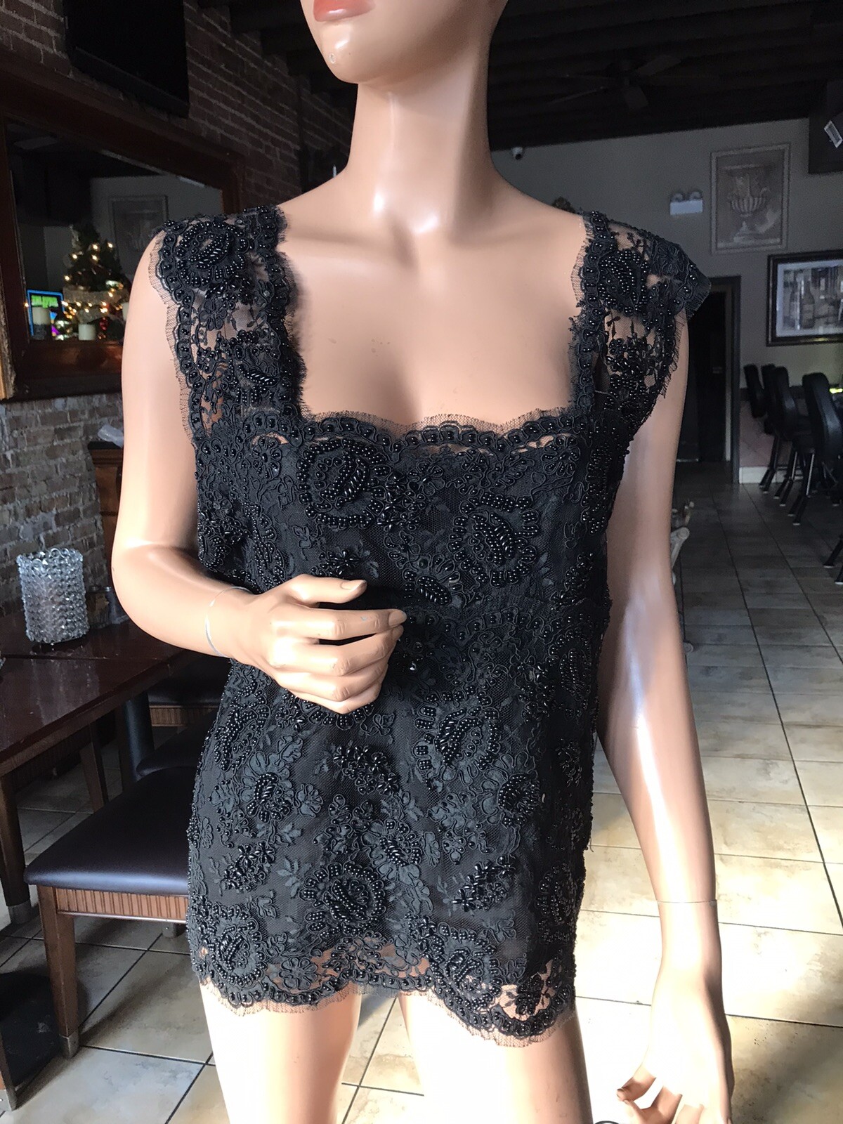 Escada Authentic Black Sequins Evening Blazer Wit… - image 8