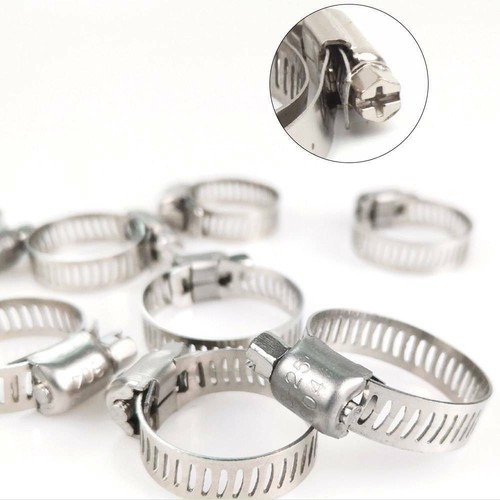 91 tlg Schlauchschellen Edelstahl W2 Schlauchklemmen Set Rohrschellen 8mm - 44mm - Bild 5 von 9