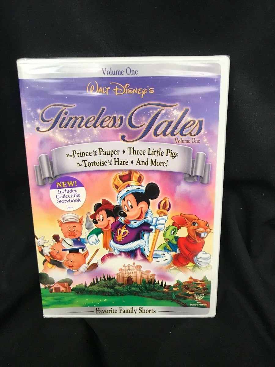Walt Disneys Timeless Tales - Vol. 1 (DVD, 2005) Brand New Sealed