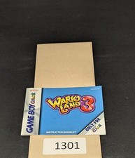 Wario Land 3 - Game Boy Color - Manual Only  NO GAME 