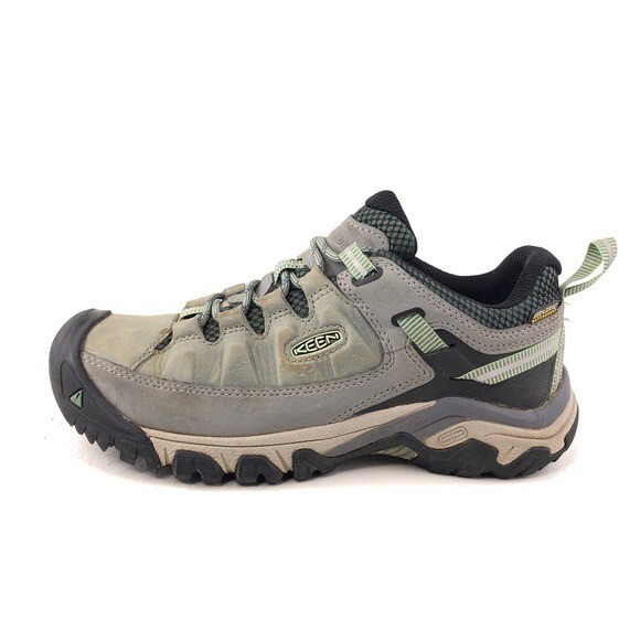 Scarpe da trekking basse impermeabili Keen Targhee III da donna taglia 7 verde anatra candeggina
