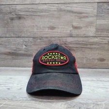 Vintage PARTY LIKE A ROCKSTAR Rockstar Energy Cap Hat Adult Mens Adjustable 