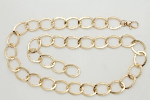 Mujeres Sexy Divertido Moda Cinturón Metal Dorado Grueso Cadena Eslabones Talla Grande XL XXL 1xl 2x - Imagen 6 de 24