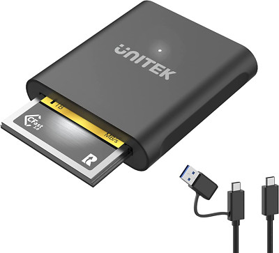 Card Reader,  USB 3.0 USB C  2.0 Card Reader, Portable Aluminum Memory Card