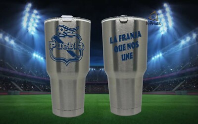 30oz Stainless Steel Tumbler La franja Puebla Termo  Cup Message me to add name 