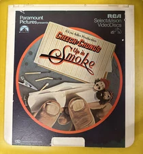 Vintage 1981 Cheech & Chong's Up in Smoke RCA SelectaVision CED VideoDisc 🐶