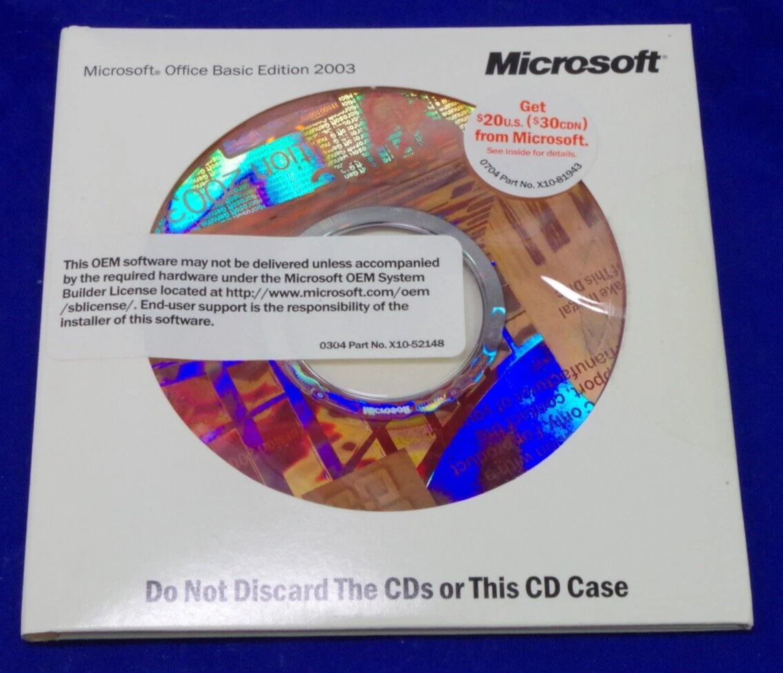 Microsoft Office & Business Software CDs for sale | eBay