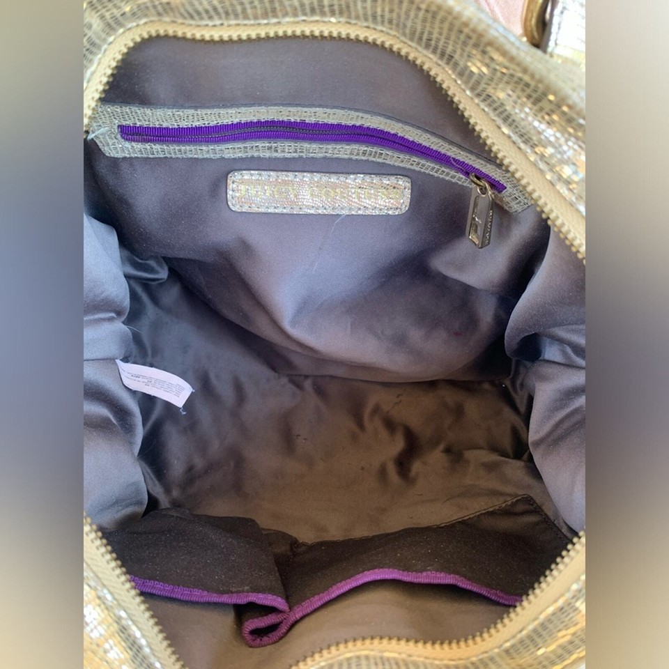 VTG y2K Juicy Couture Gold Bag ASO Orphan Black Shoulder Chain