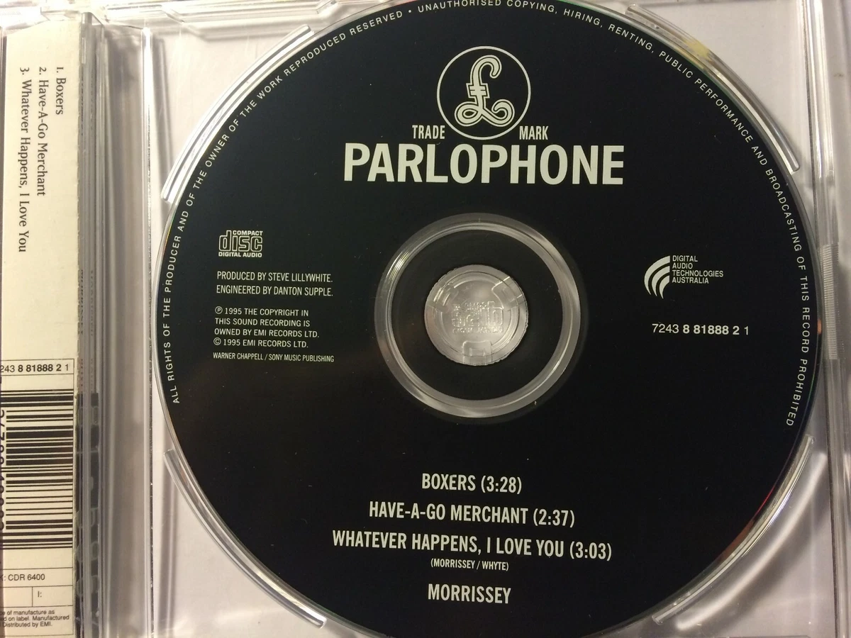 MORRISSEY RARE Australian CD Single Boxers THE SMITHS