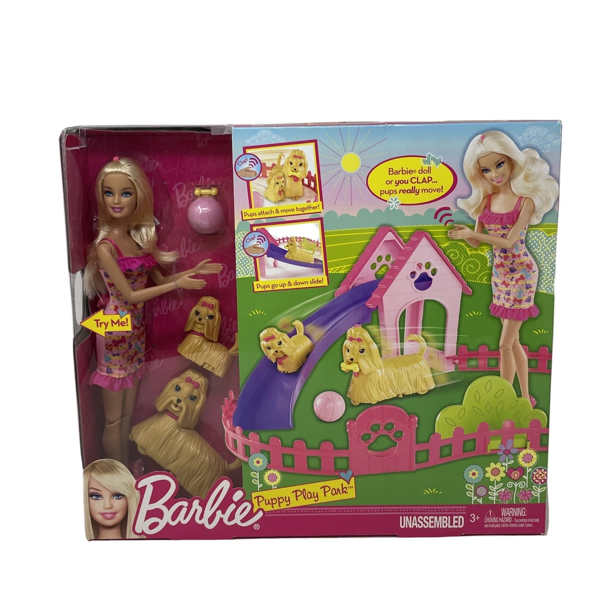 Barbie puppy park hotsell