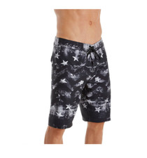 New O'NEILL sz 34 board shorts Independence flag black USA star stripe