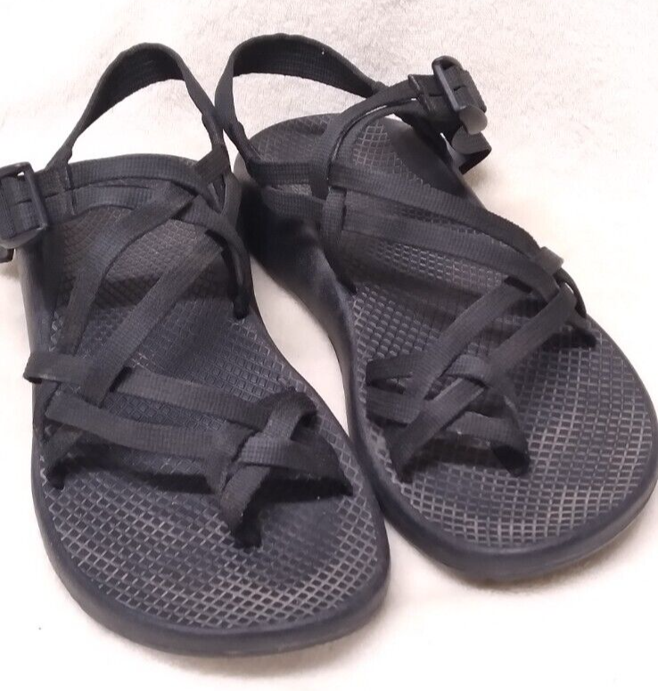 Chaco Womens ZX2 Classic Strappy Sport Sandals Black Size 9