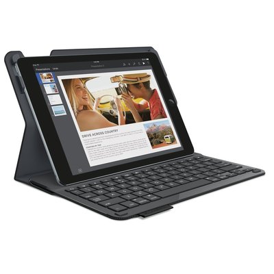 Logitech Canvas Keyboard Case für iPad Air2 (A1566/1567) QWERTY Nordic NEU 7267