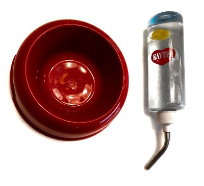 Kaytee 8oz Clear Water Bottle Floating Duck Plus No Tip Red Bowl Small Animals | eBay Kaytee 8oz Clear Water Bottle Floating Duck Plus No Tip Red Bowl Small Animals | eBay