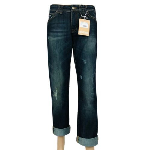 Jeans Dsquared2 Boyfriend Délavé Bleu Taille XS (IT 38) - Neuf Avec étiquettes - Coupe Large édition Limitée