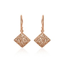 Handmade Jewelry 18k Gold Plated Brass Earrings Plain Boho Chunki Stud For Women