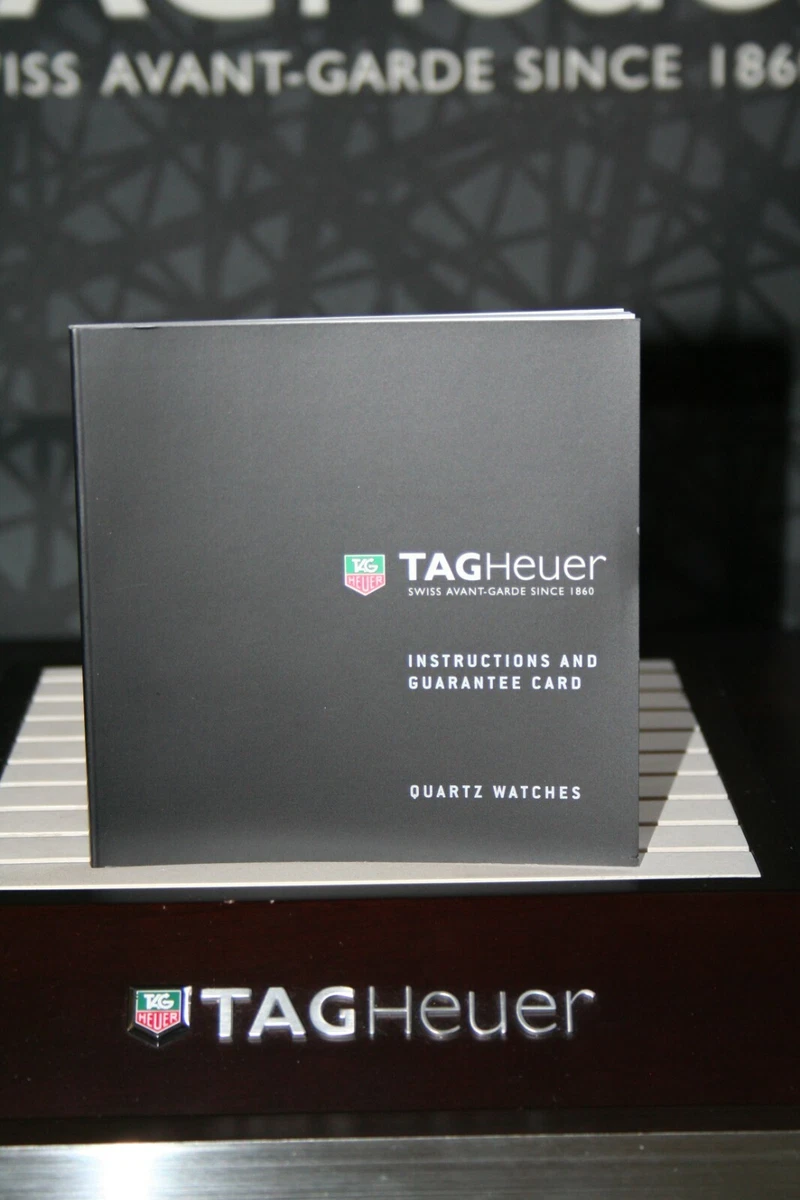 Tag heuer watch best sale manual