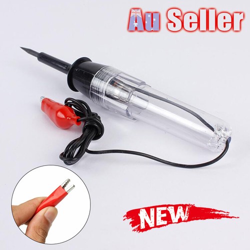 Car Trucks Voltage Circuit Tester 6V/12V/24V DC System Probe Continuity Auto Test Lights Heavy Duty Ground Clip Insulator I2970302459
