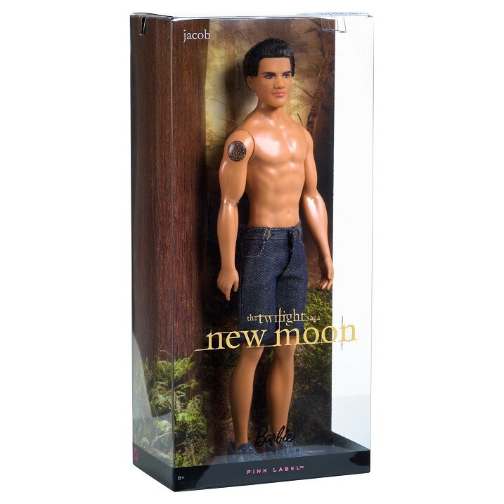 Twilight Saga New Moon Jacob Black Barbie Pink Label Collector